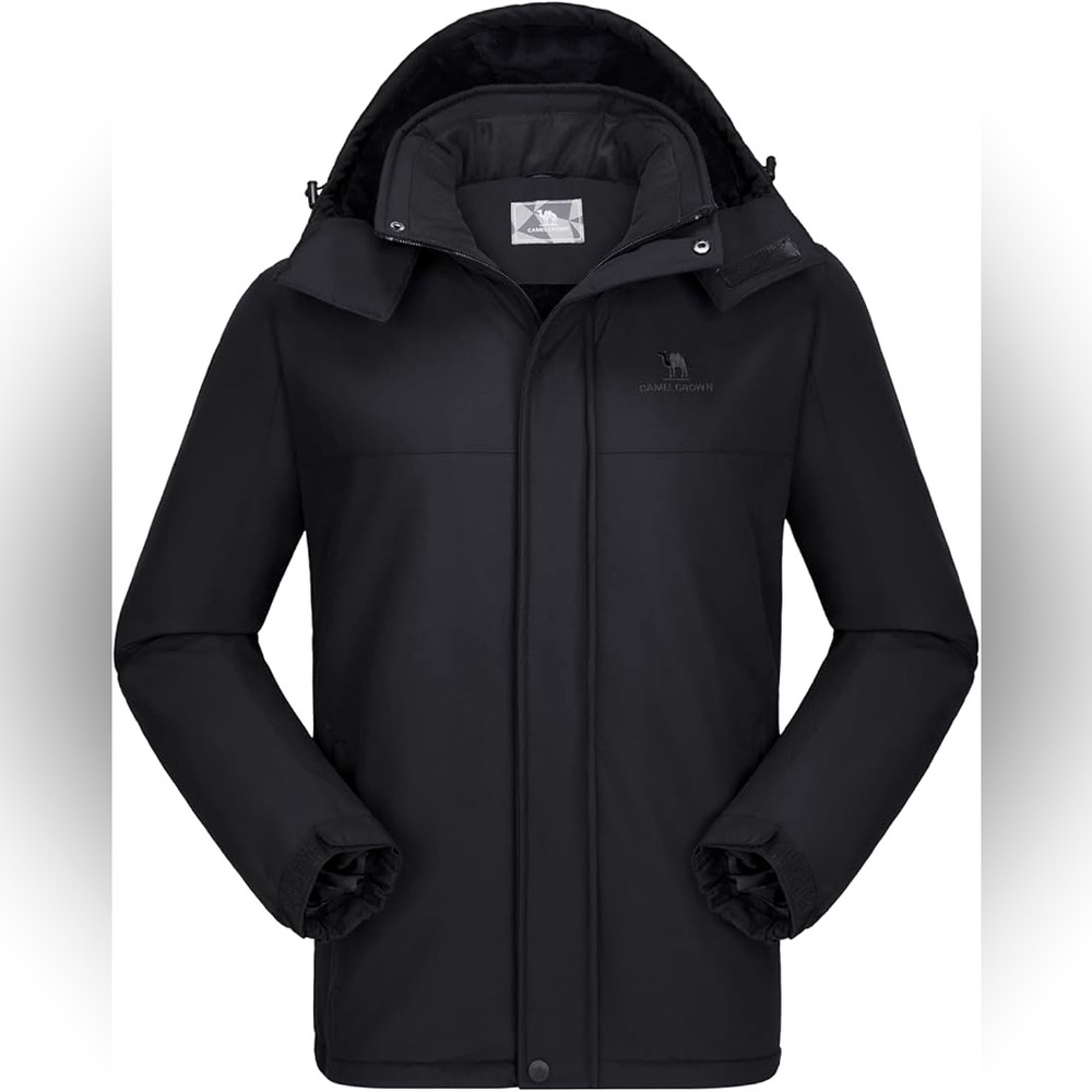 Men’s CamelCrown Black 3-in-1 Heavy Duty Jacket Size Large